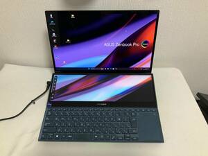 Asus 美品　Zenbook Pro Duo 15 OLED UX582ZW 定価49万円　ノートパソコン　Core i9 12900h rtx3070 ti ssd1tb 有機elタッチパネル