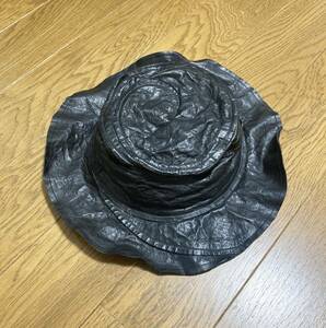 [m.a+] SPIRAL LEATHER HAT スパイラルカット レザーハット 帽子 本革 ma+ エムエークロス