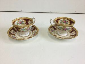 ロイヤルアルバート レディハミルトン カップ &ソーサー ★2客一式★ROYAL ALBERT ★ペア ★