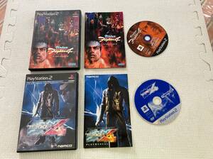 24-PS2-56　プレイステーション2　バーチャファイター4, 鉄拳4　動作品　PS2　プレステ2