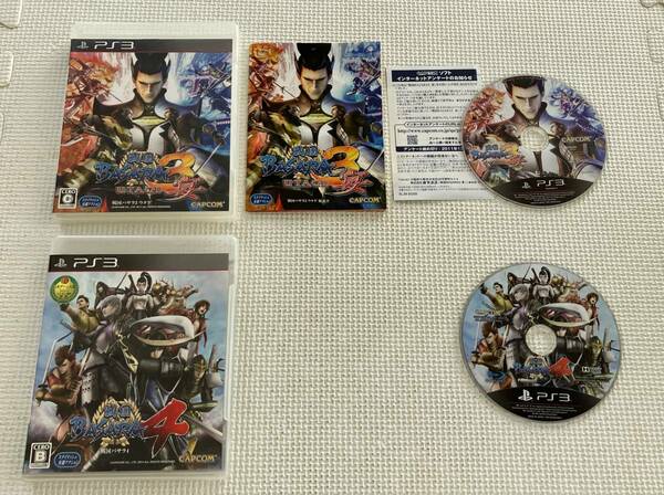 24-PS3-12　プレイステーション3　戦国BASARA3 宴、戦国BASARA4　動作品　PS3　プレステ3