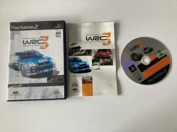 22-PS2-580　プレイステーション2　WRC3　動作品　PS2　プレステ2