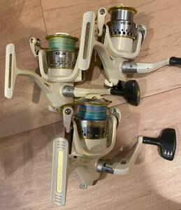 中古☆送料込☆3つセット☆リョービ RYOBI エクシマ ECUSIMA 4000Si 2台 1000Si 1台 スピニングリール 釣具