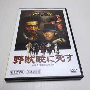 DVDのみ「野獣暁に死す」日本語吹替付き/モンゴメリー・フォード/仲代達矢/マカロニ・ウェスタン傑作映画DVDコレクション