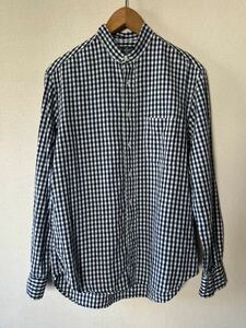 GITMAN VINTAGE ギットマンヴィンテージ Mサイズ ギンガムチェック バンドカラーシャツ INDIVIDUALIZED SHIRTS