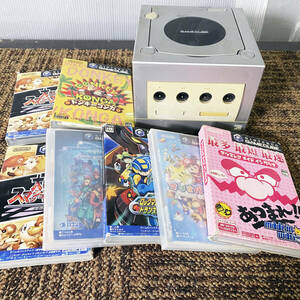 ★ 中古★本体・ソフトセット！★ 任天堂 nintendo ゲームキューブ + ドンキーコンガ/スマブラDX/マリオパーティ5ほか【DOL-001(JPN)】D0AD