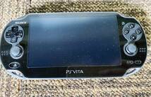 ◎★ 中古★SONY/ソニー　PlayStation Vita　PSVita　ゲーム機　本体　アダプター付属　ブラック【PCH-1000】D0UL_画像2