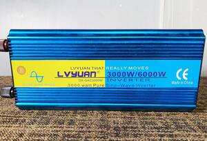 ◎★ 中古★LVYUAN/リョクエン　インバーター　正弦波　12V　3000W/6000W【DX-GAC3000W】CXTY