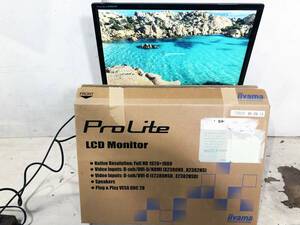 ◎★ 中古★iiyama/イイヤマ　ProLite X2382HS　液晶ディスプレイ　液晶モニター　23インチ　元箱付き【X2382HS-GB1】CVJ6