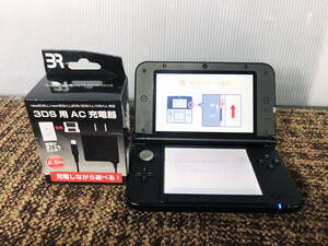 ★ 中古★Nintendo 3DSLL ニンテンドー 本体＋３DS用AC充電器【SPR-001(JPN)】D079