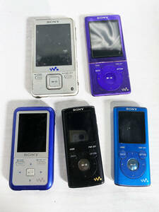 ◎★ジャンク扱い品 中古★SONY ウォークマンまとめ売り NW-E052/NW-E053/NW-S775/NW-A828/NW-S615F【ウォークマン まとめ】D0MS