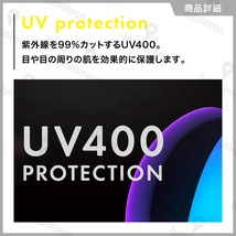 サングラス 偏光 クリップ オン ケース付き UVカット メガネ の上から 眼鏡 かけたまま 軽量 おしゃれ 黒 アウトドア ゴルフ 釣り g144_画像3