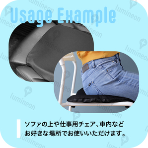 ゲル クッション ジェル 座布団 低反発 カバー付き ハニカム 蒸れない 腰痛 衝撃吸収 体圧分散 洗える 車 オフィス デスクワーク g162 3の画像7