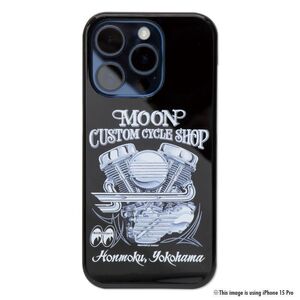 MOON Custom Cycle Shop パンヘッド iPhone 15 Pro ハードケース [MQG208-15P]