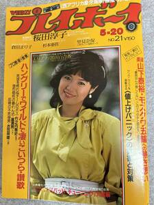 週刊プレイボーイ　1980年　昭和55年5月20日 倉田まり子ピンナップ　桜田淳子　エリアナ