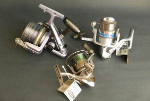 ☆未使用　スピニングリール　3個セット おまけ付☆シマノ SHIMANO SUPER AERO 5000　/ AERNOS 2500 / ダイワ DAIWA SWEEPFIREⅡ　2500☆