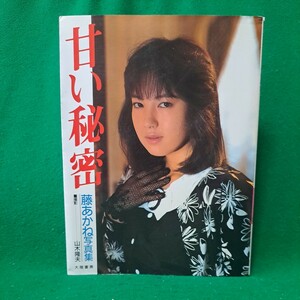 美品 藤あかね 写真集 昭和62年 初版本 送料230円