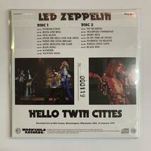 LED ZEPPELIN / HELLO TWIN CITIES moonchild records deluxe edition 紙ジャケット仕様　限定ナンバリング入り　オリジナル！本物です！_画像2