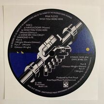 PINK FLOYD / WISH YOU WERE HERE Nimbus Records Supercut 高音質盤の最高峰ニンバスレコード！CD化 帯付き紙ジャケット！_画像4