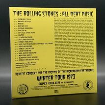THE ROLLING STONES : WINTER TOUR 1973 「オール・ミート・ミュージック」 1CD 工場プレス銀盤CD ■欧米輸入限定盤■限定100セット 残少！_画像4