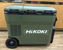 ◇美品 ハイコーキ HiKOKI コードレス冷温庫 UL18DC （バッテリー BSL36Ｂ18 1個付き） フォレストグリーン_画像2