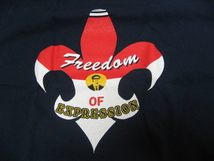90's Dragon Ash 1999年 Freedom of Expression Tシャツ Sサイズ ネイビー ドラゴンアッシュ KJ 降谷建志 馬場育三 桜井誠　未使用品_画像5