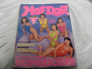 ホットドッグ・プレス Hot・Dog PRESS 1993年　平成5年1月発行　ギリギリガールズ　雑誌　当時物　現状品