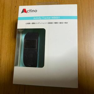 新品　Actino(アクティノ) ヘルスケアバンド 手首で測れる心拍＋活動量計リストバンド WB001 時計
