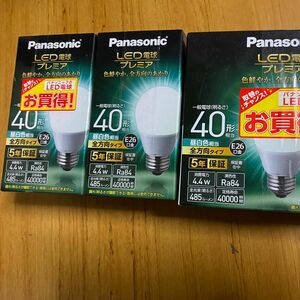 新品　4個セット　LDA4N-G/Z40E/S/W/2 LED電球 プレミア E26/昼白色/40W/一般電球形/全方向タイプ