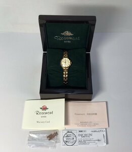 Rosemont(ロゼモン)SWISS RS-001 文字盤色アイボリー 女性腕時計 中古美品-D2210