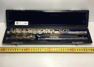 SANKYO FLUTE サンキョウ/三響 フルート 管楽器/アンティーク楽器 総銀製 約400g-中古美品-D2210