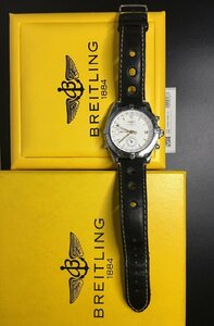 1円～BREITLING/ブライトリング デュオグラフ 自動巻 腕時計 A15507/1 4071-中古美品-D2210