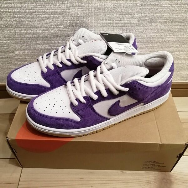 ナイキ　Nike SB Dunk Low Pro Court Purple Gum DV5464-500 US13 31cm 紫