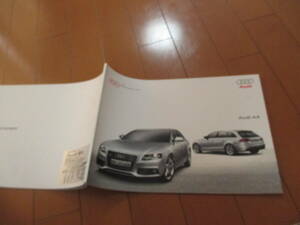 家22837　カタログ　■アウディ■　Audi　Ａ４■2009.3　発行67　ページ