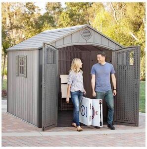  great popularity recommendation No1 life time outdoors warehouse construction large storage room king-size storage room 245cm×305cm 8' X 10' Ft Garden Shed LIFETIME