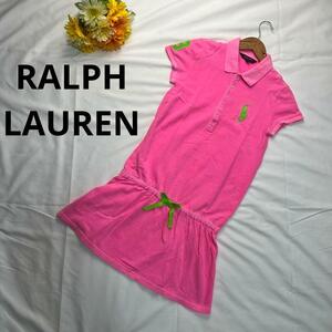 RALPHLAUREN ラルフローレン ワンピース ピンク L キッズ