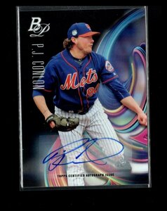 2018 Topps Bowman Platinum P.J. CONLON Autograph