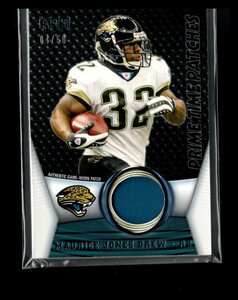 2009 NFL Topps Unique MAURICE JONES-DREW Prime Time Patch Jersey 04/50