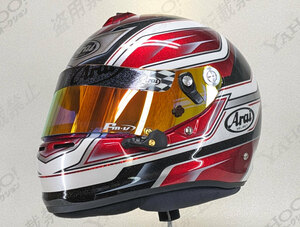 [クーポン対象] アライ Arai GP-6S 8859 Mサイズ カスタムペイント完成品 新品即納 SA2020 四輪公認レース カートレース 走行会 HANS対応