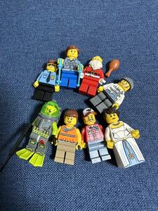 LEGO レゴ ミニフィギュア ミニフィグ お姫様 警察官 木こり 肉 アトランティス ダイバー スピードマン