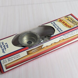 アメリカ製 カズ カズー Kazoo 管楽器 金属製 喋りながら吹くと膜が振動して独特の音が出る らしい made in U.S.A. KG-50の画像1