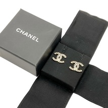 シャネル CHANEL ピアス ゴールド ココマーク ラインストーン_画像8