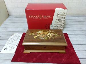 127■オルゴール　REUGE MUSIC　リュージュ　Canon　カノン　 J. Pachelbel CH 3/72　37244　スイス製　音出し確認済　中古現状品