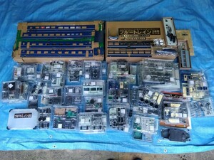 193#1/32 BLUE TRAIN blue to rain 3 vehicle .... die-cast gimik model ashetohachette lack of equipped Junk present condition goods 