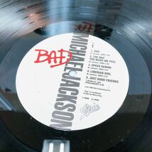 マイケルジャクソン MICHAEL JACKSON BAD LP レコード _画像5