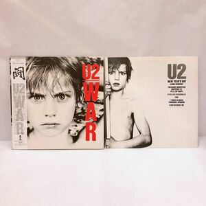U2 LP レコード 2枚 まとめて セット ニューイヤーズデイ WAR 