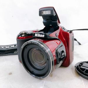 動作確認済み Nikon ニコン デジタル一眼レフ COOLPIX クールピクス L820 レッド 通電OK カメラ 4.0-120mm 1:3.0-5.8