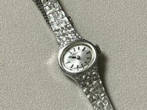 SEIKO セイコー レディース 婦人用 腕時計 手巻き 稼働品 シルバーカラー 21JEWELS WGP BACK ST.STEEL JAPAN ビンテージ