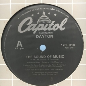 【HMV渋谷】DAYTON/SOUND OF MUSIC(12CL318)