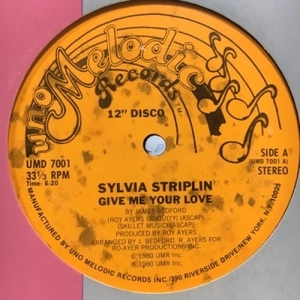 【HMV渋谷】SYLVIA STRIPLIN/GIVE ME YOUR LOVE(UMD7001)